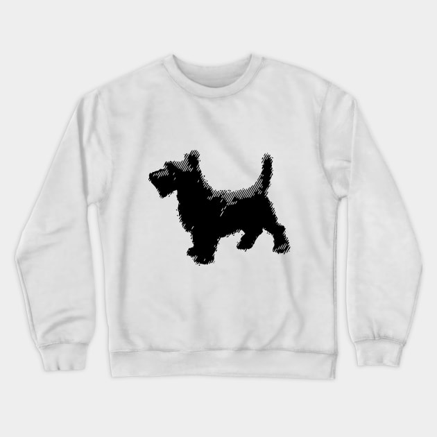 Scottish Terrier art design Crewneck Sweatshirt by chapter2